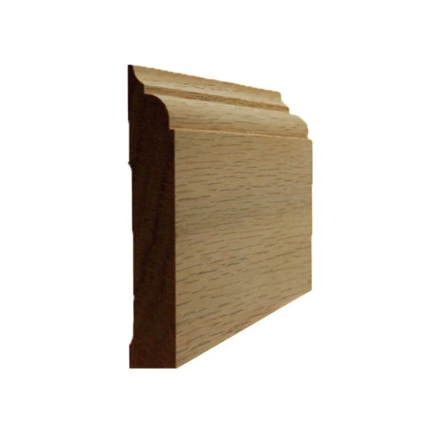 EWBB22 Nose & Cove 3-1/2" Tall x 11/16" Baseboard Moulding. Unfinished by NewMouldings
