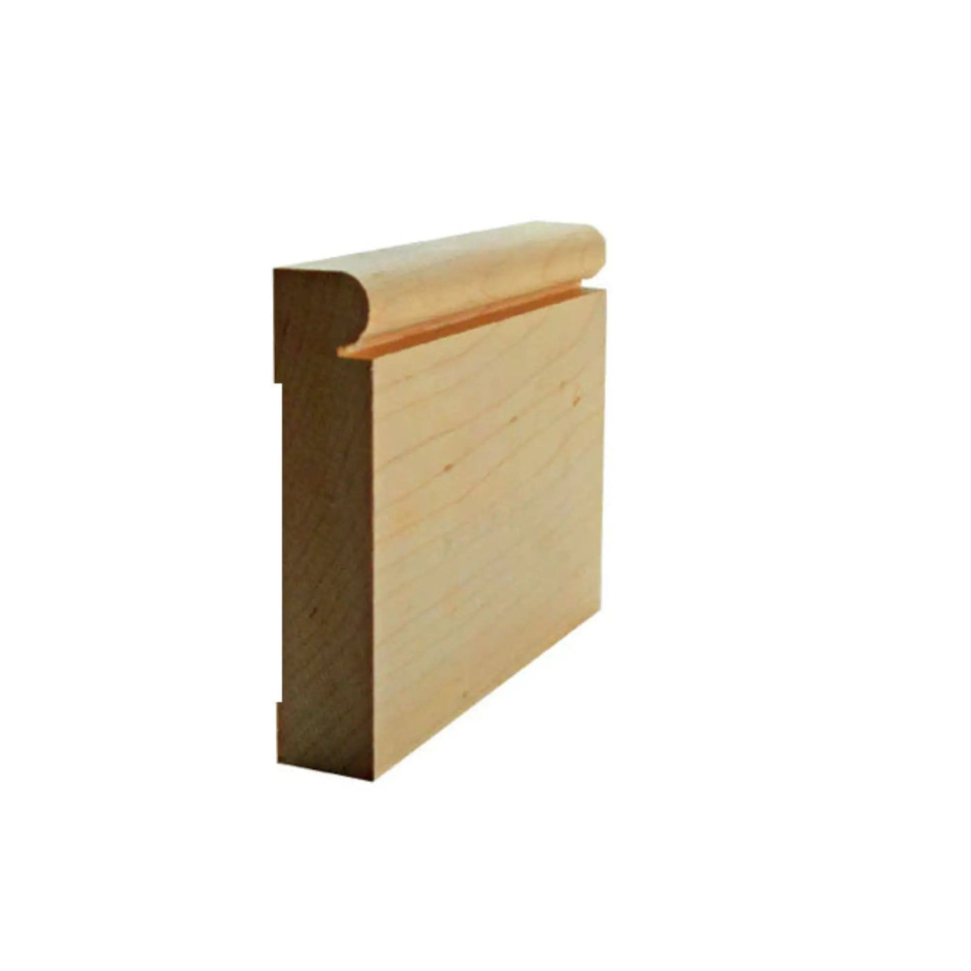 EWBB25 Beaded 3-1/2" Tall x 3/4" Baseboard Moulding. Unfinished by NewMouldings