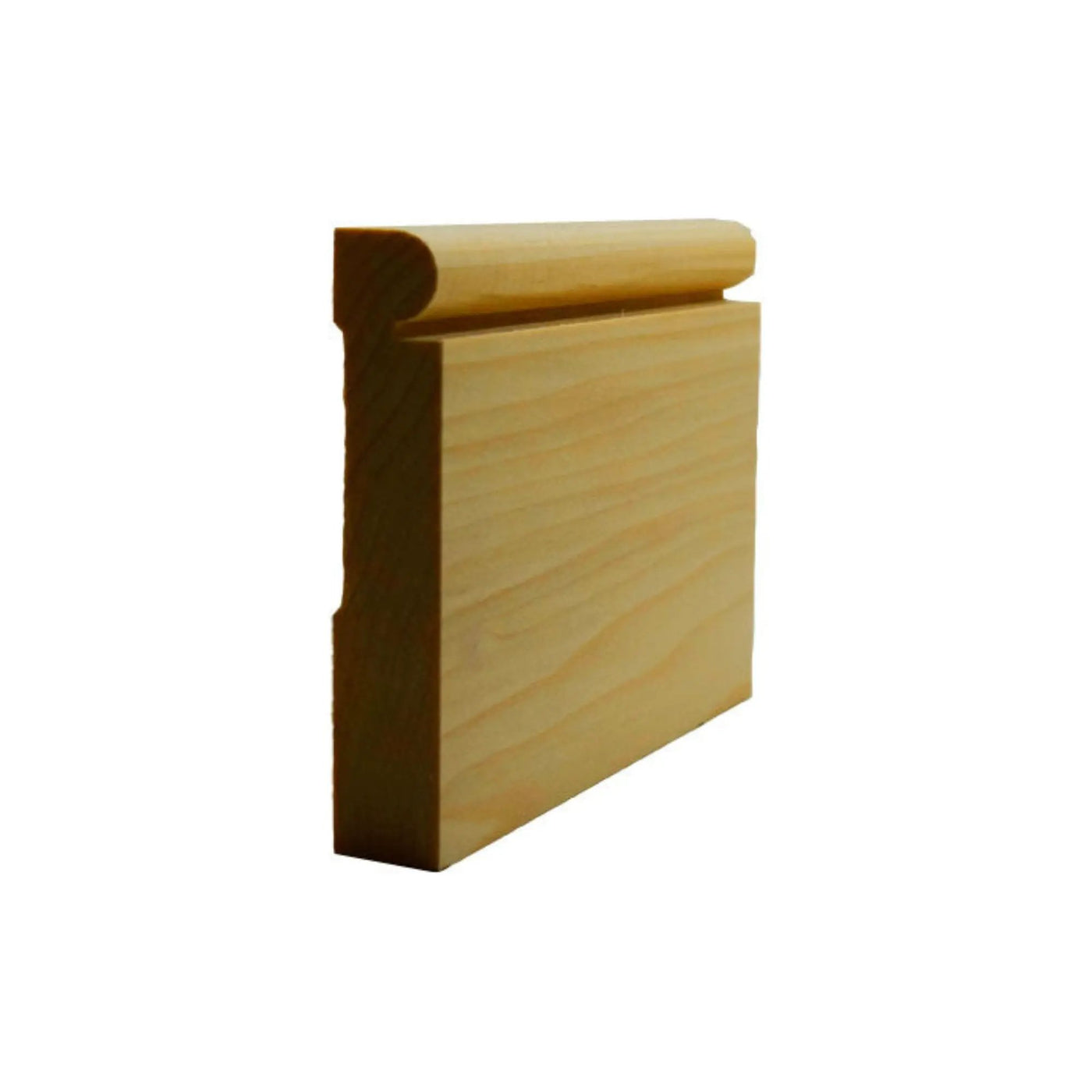 EWBB25 Beaded 3-1/2" Tall x 3/4" Baseboard Moulding. Unfinished by NewMouldings