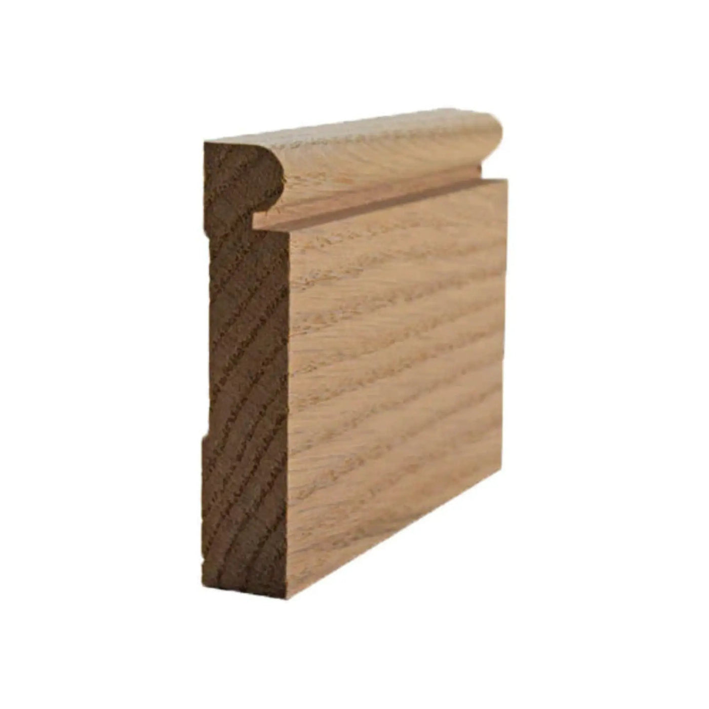 EWBB25 Beaded 3-1/2" Tall x 3/4" Baseboard Moulding. Unfinished by NewMouldings