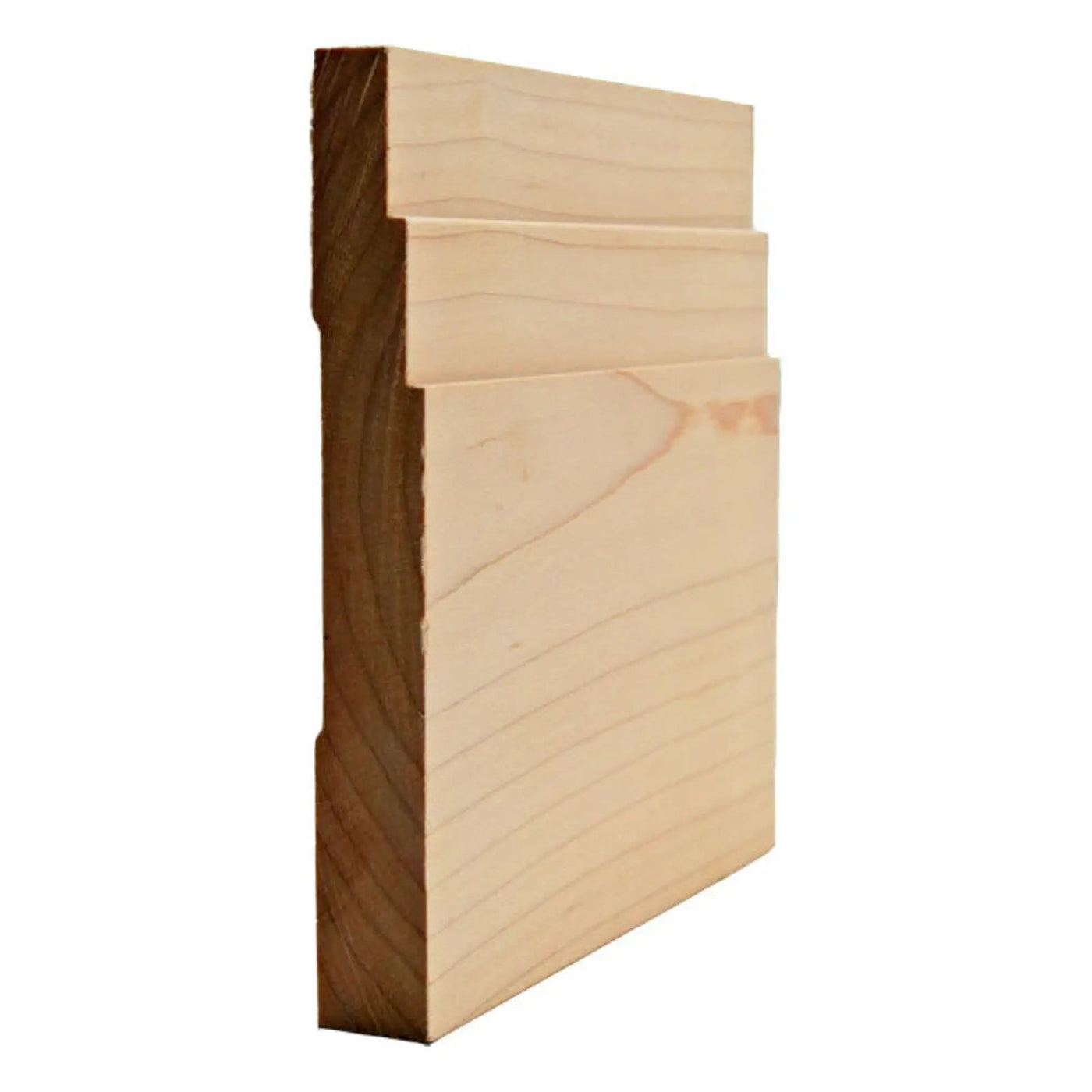 EWBB29 Contemporary Stepped 5-1/4" Tall x 11/16" Baseboard Unfinished by NewMouldings
