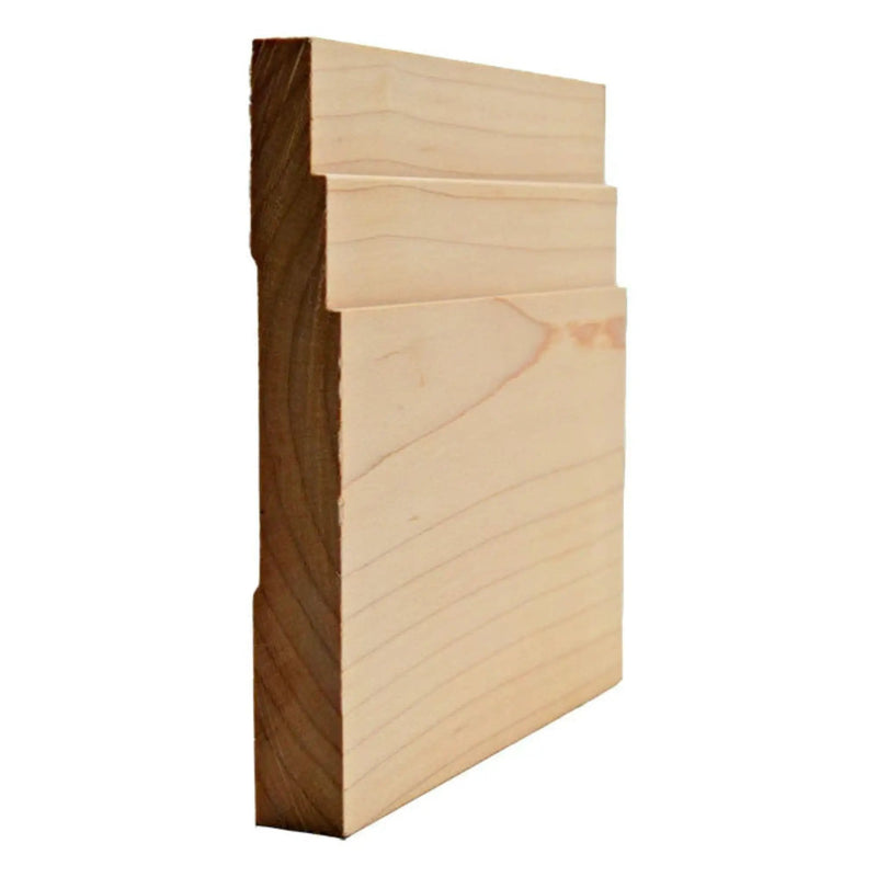 EWBB29 Contemporary Stepped 5-1/4" Tall x 11/16" Baseboard Unfinished by NewMouldings
