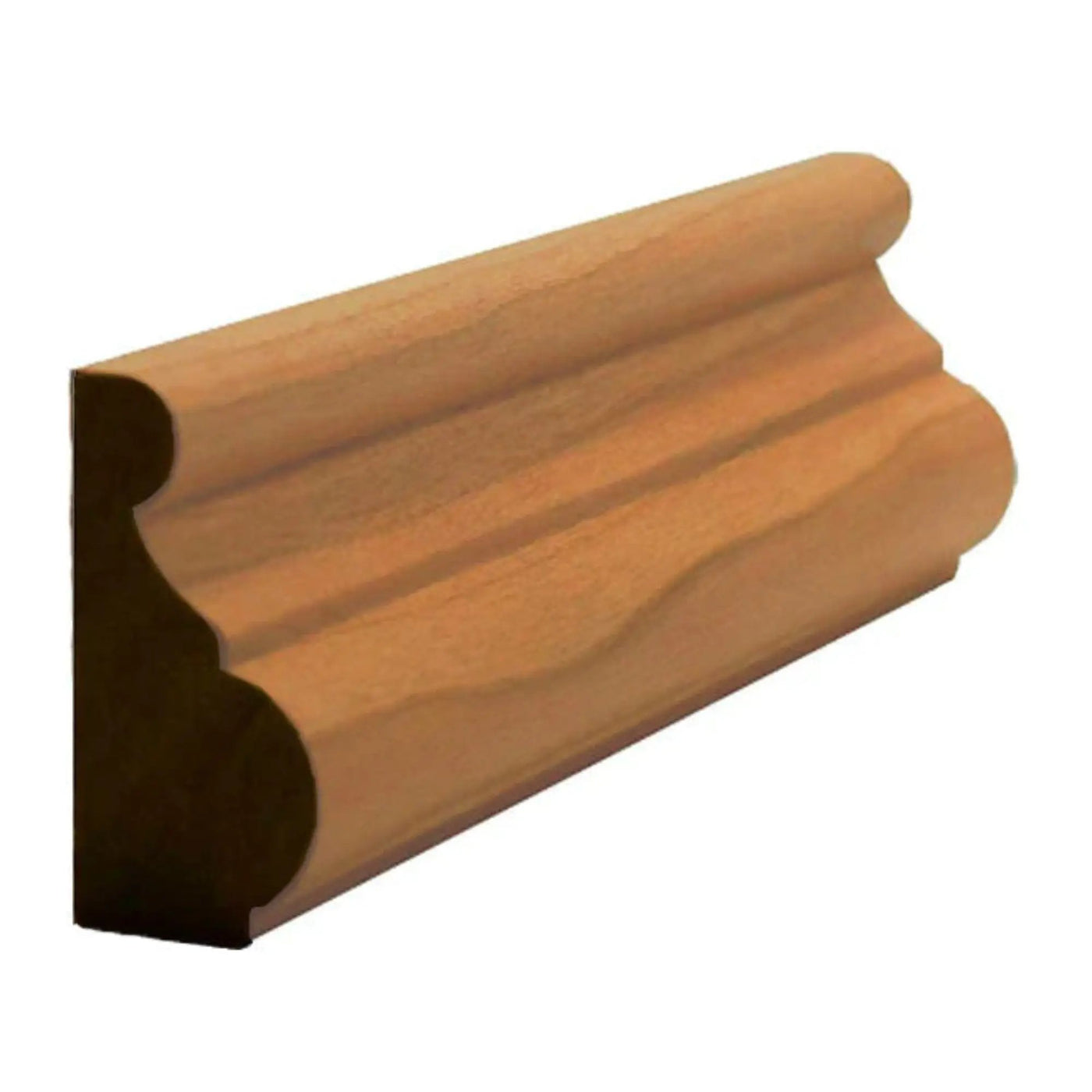 EWBC13 Traditional 1-3/8" Tall x 11/16" Base Cap Moulding. Unfinished by NewMouldings