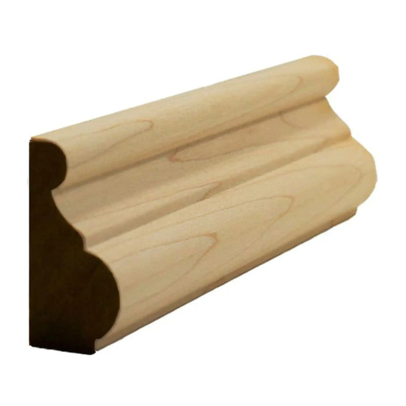 EWBC13 Traditional 1-3/8" Tall x 11/16" Base Cap Moulding. Unfinished by NewMouldings