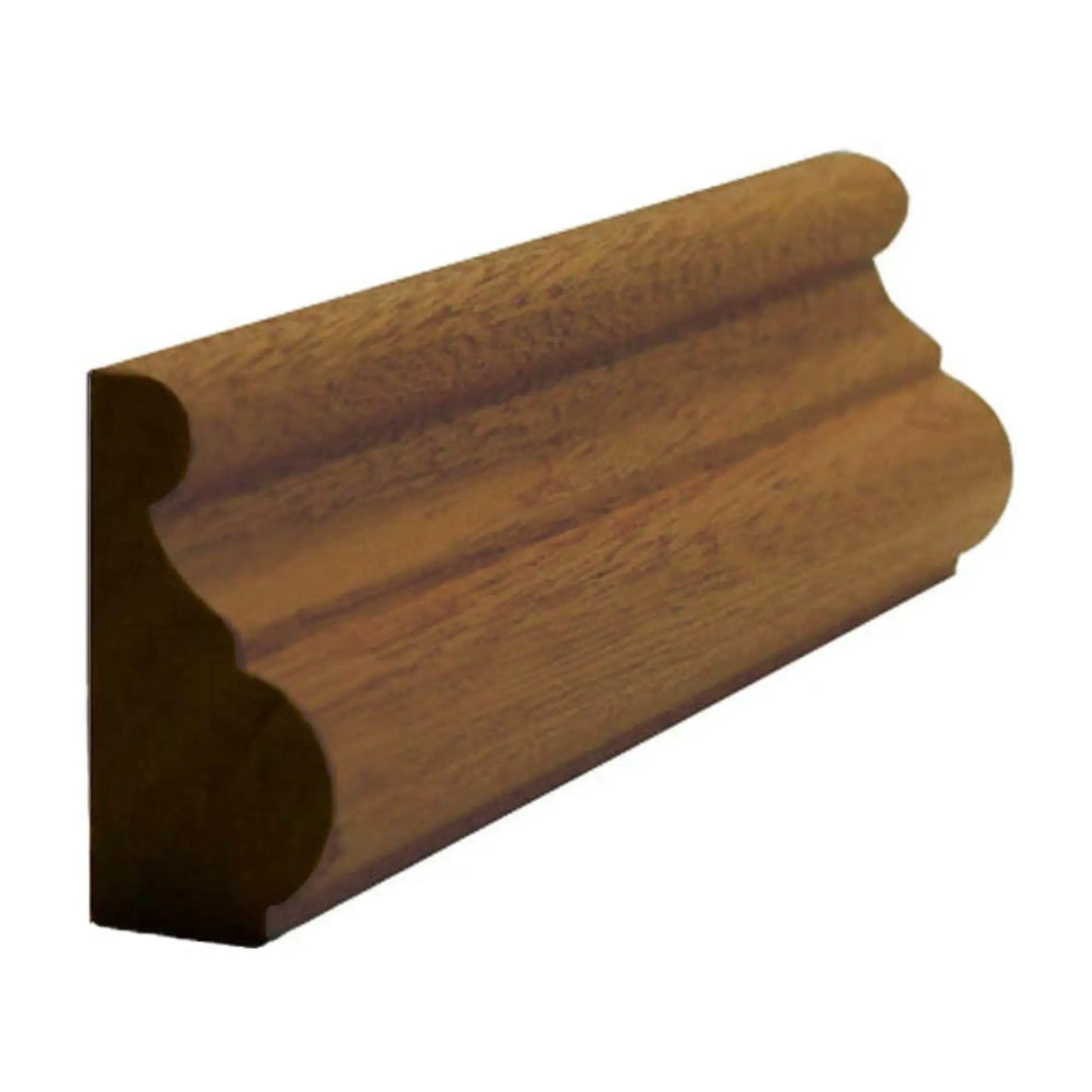 EWBC13 Traditional 1-3/8" Tall x 11/16" Base Cap Moulding. Unfinished by NewMouldings
