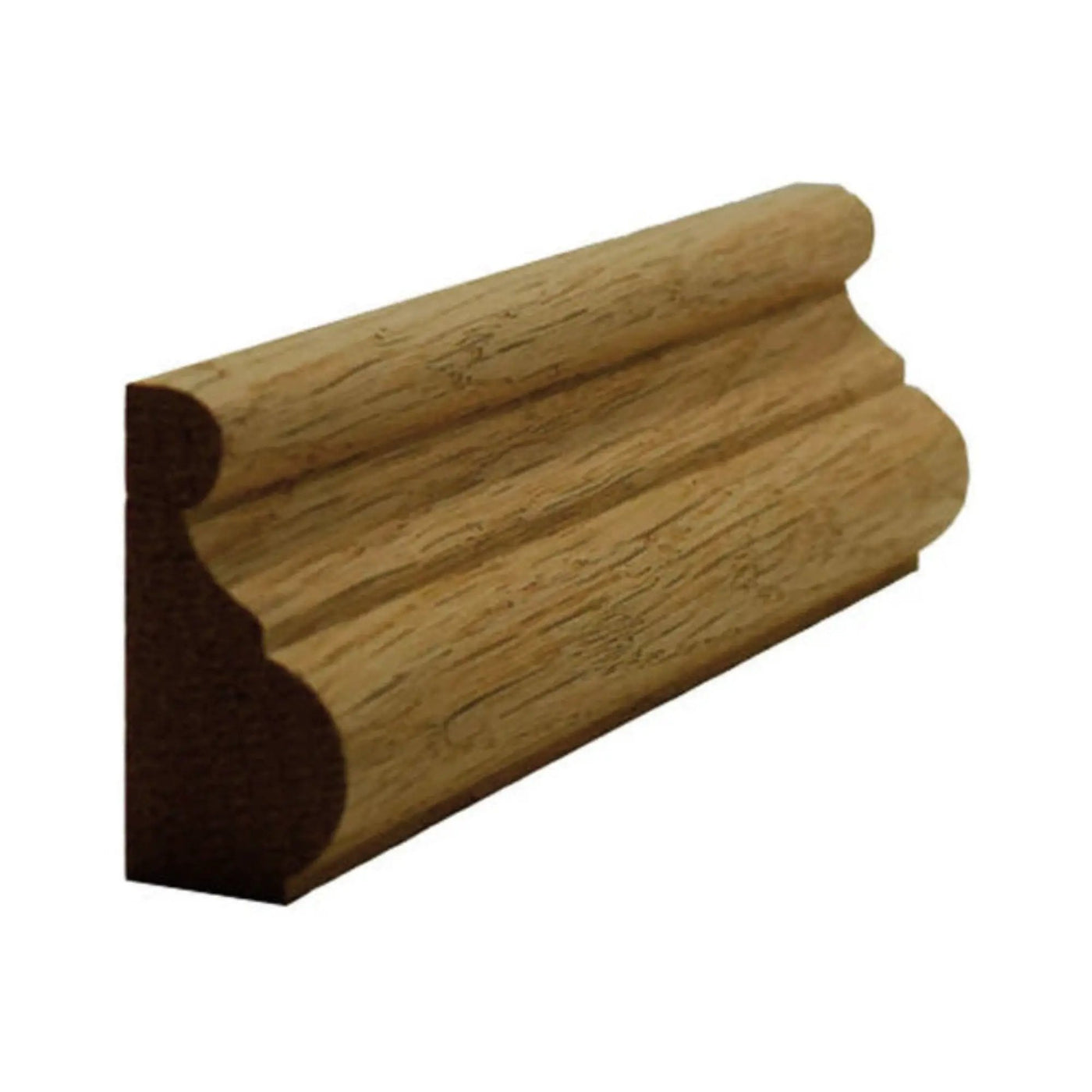 EWBC13 Traditional 1-3/8" Tall x 11/16" Base Cap Moulding. Unfinished by NewMouldings