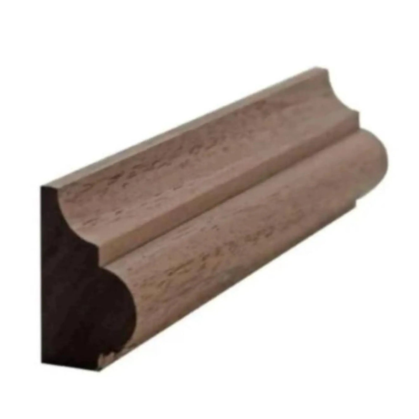 EWBC27 Nose and Cove 1-1/4" Tall x 3/4" Base Cap Moulding. Unfinished by NewMouldings
