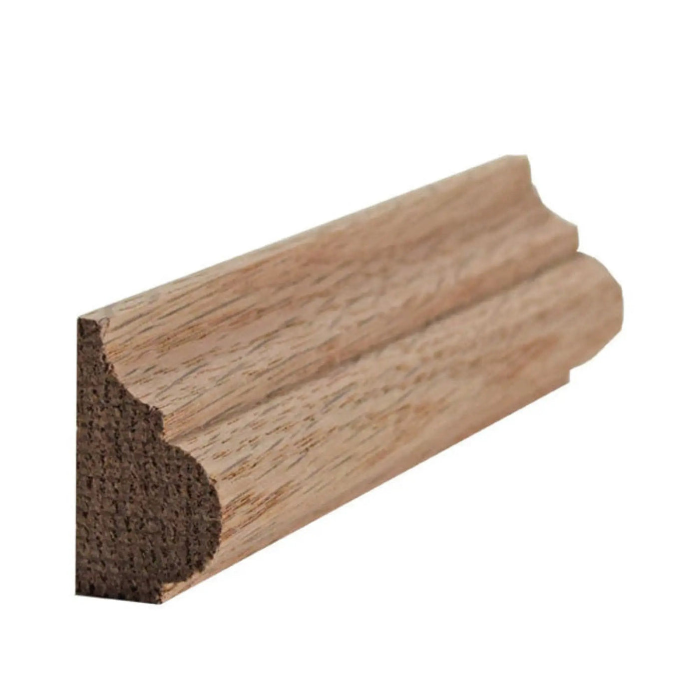 EWBC27 Nose and Cove 1-1/4" Tall x 3/4" Base Cap Moulding. Unfinished by NewMouldings