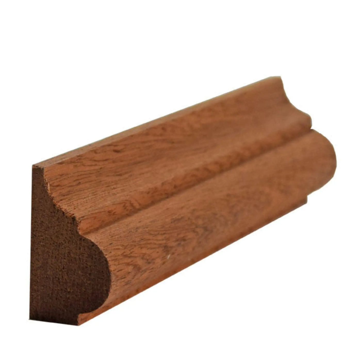 EWBC27 Nose and Cove 1-1/4" Tall x 3/4" Base Cap Moulding. Unfinished by NewMouldings