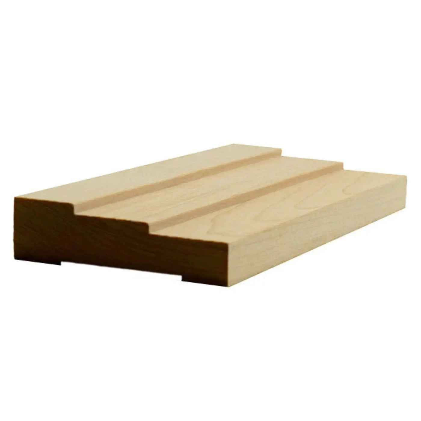 EWCA34 Contemporary 2-1/2" wide x 3/4" Stepped Casing. Unfinished Trim by NewMouldings
