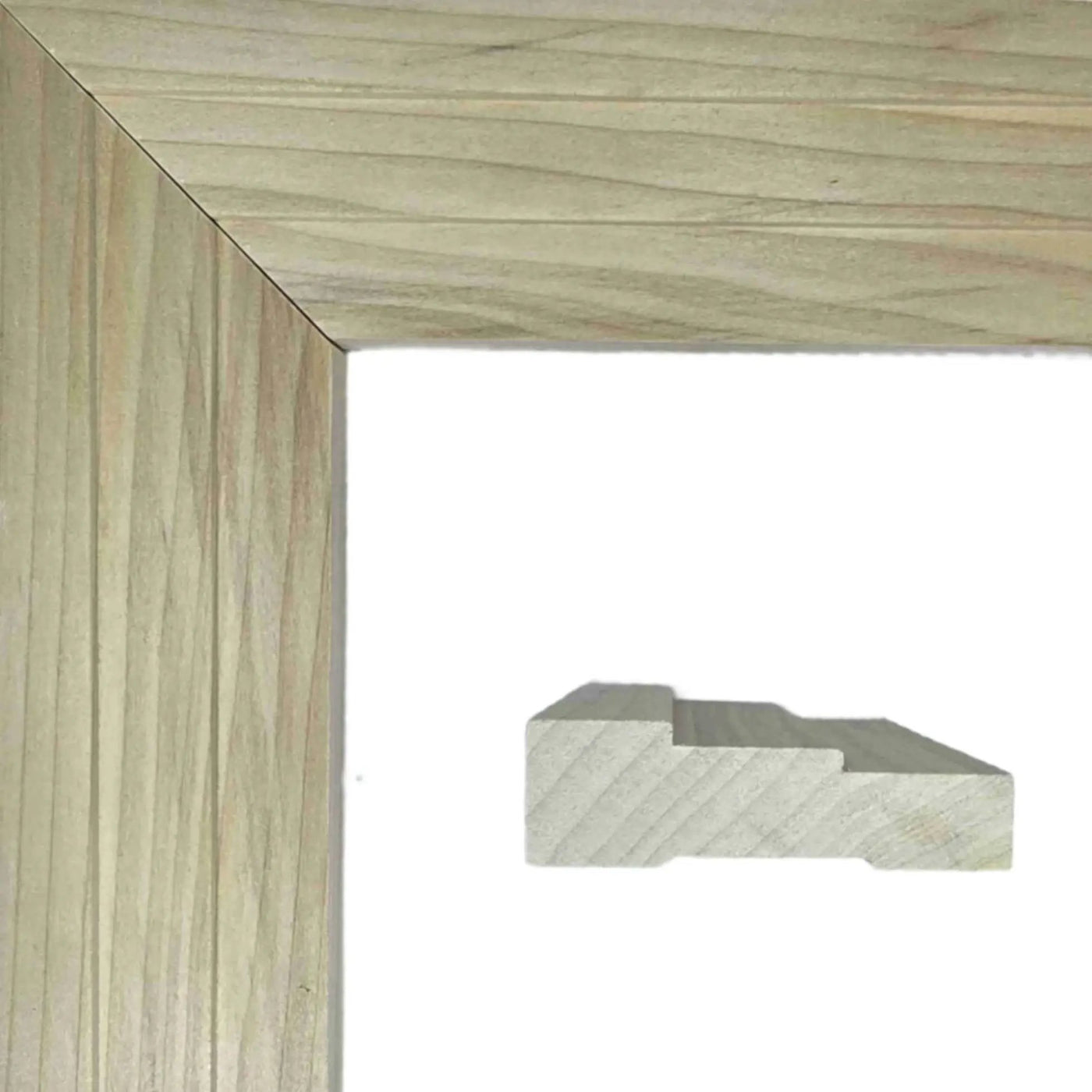 EWCA34 Contemporary 2-1/2" wide x 3/4" Stepped Casing. Unfinished Trim by NewMouldings