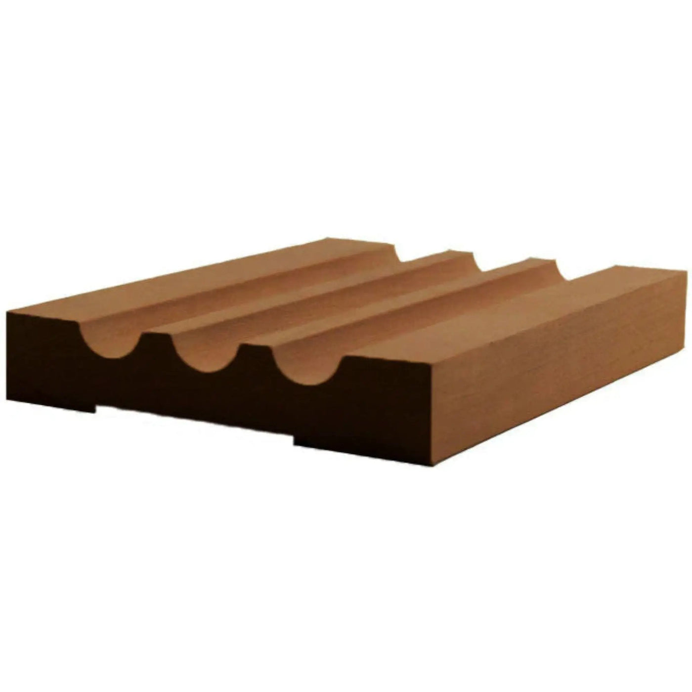 EWCA46 Fluted 3-1/2" wide x 3/4" Casing. Unfinished Trim by NewMouldings