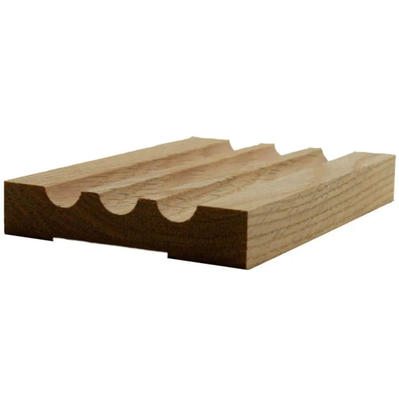 EWCA46 Fluted 3-1/2" wide x 3/4" Casing. Unfinished Trim by NewMouldings