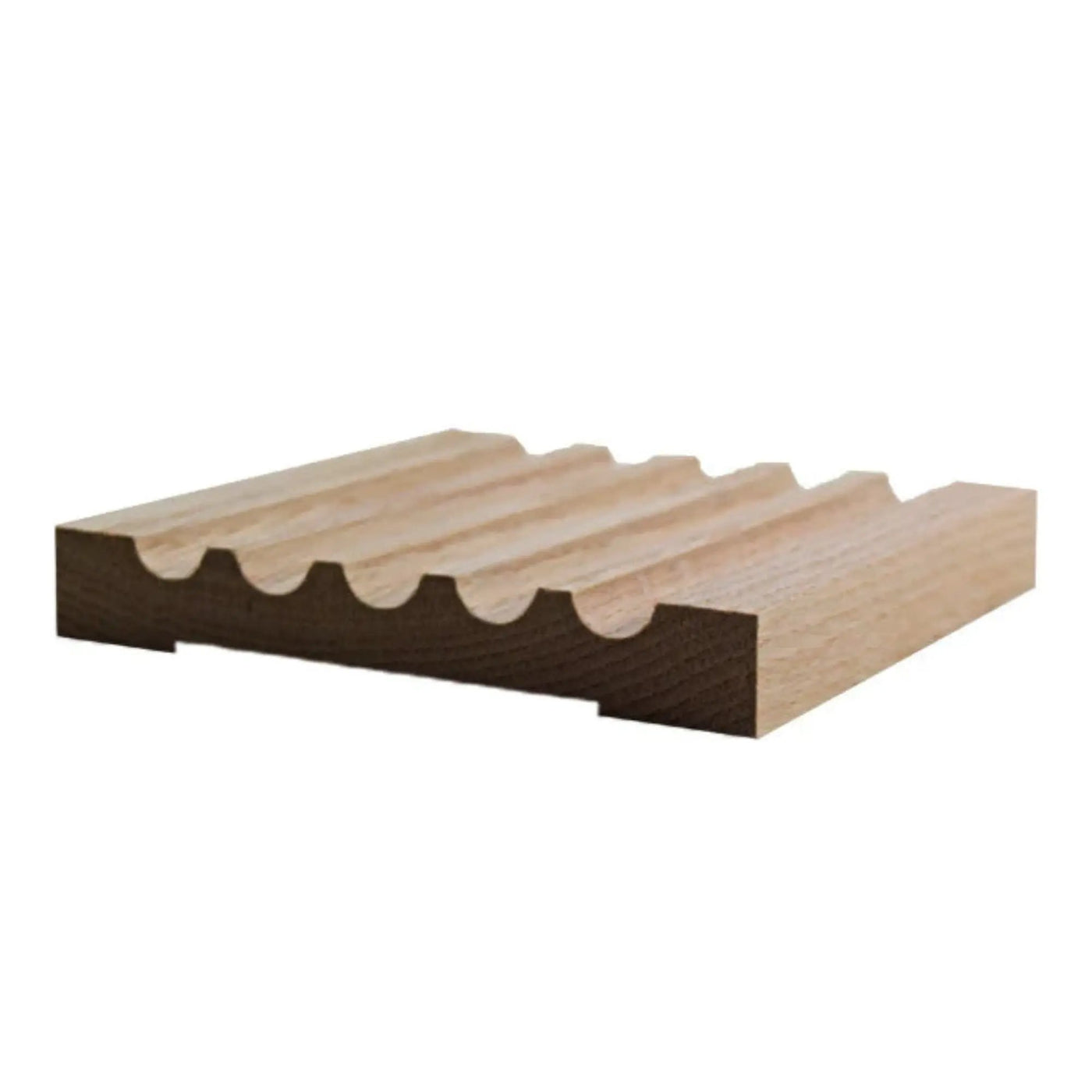 EWCA49 Fluted 5-1/8" wide x 3/4" Casing. Unfinished Trim by NewMouldings
