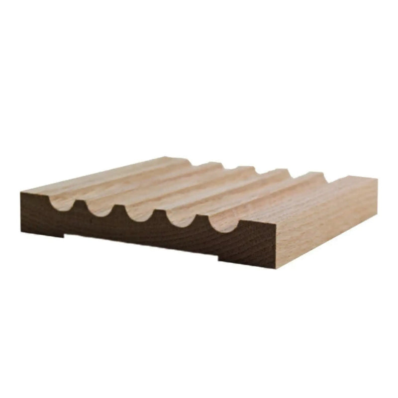 EWCA49 Fluted 5-1/8" wide x 3/4" Casing. Unfinished Trim by NewMouldings