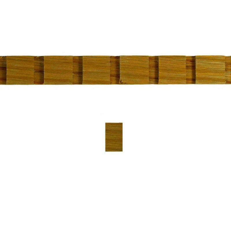 EWCD91 Dentil Moulding 3/4" High x 5/16" Trim. Unfinished by NewMouldings