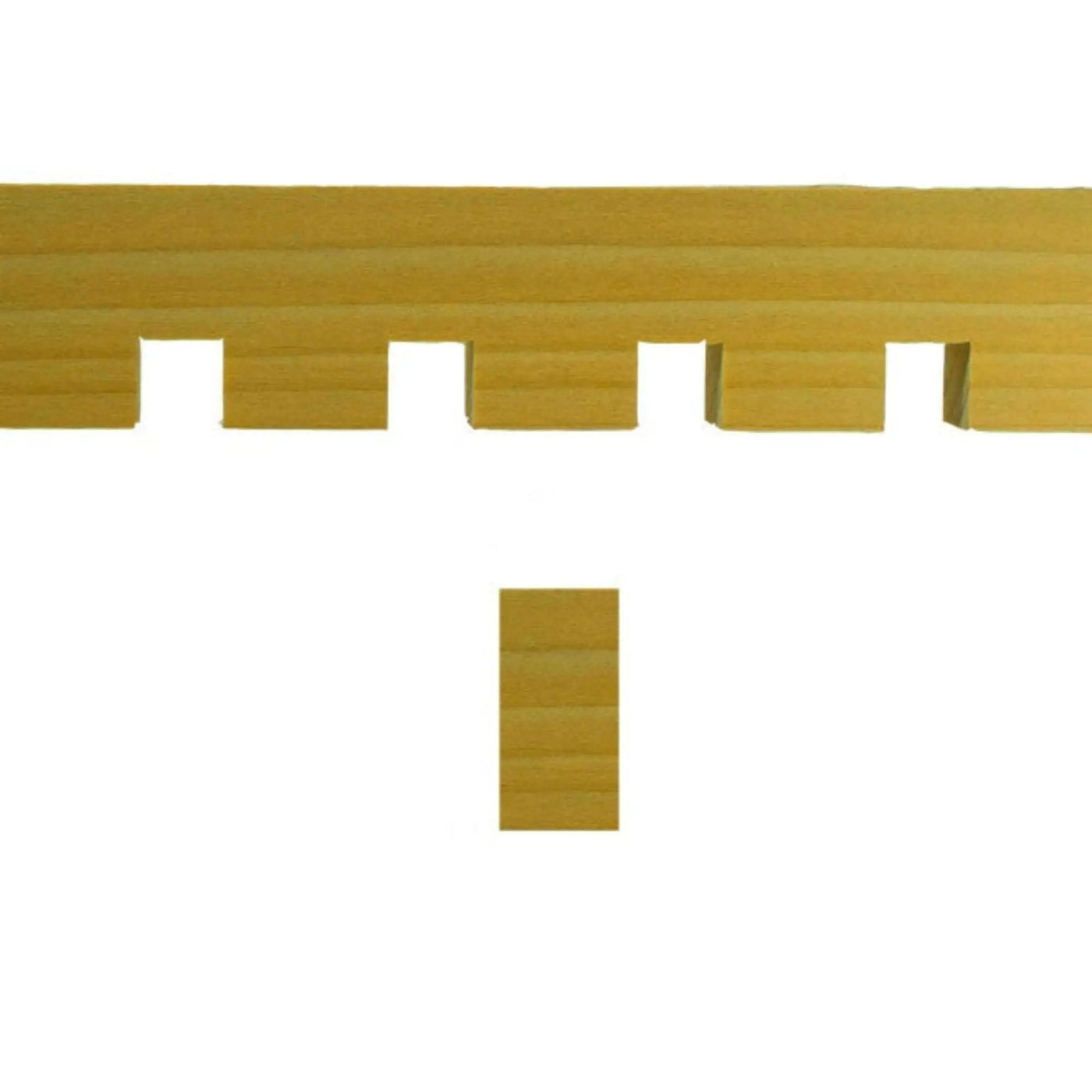 EWCD93 Dentil Moulding 1-5/8" High x 5/8" Trim. Unfinished by NewMouldings
