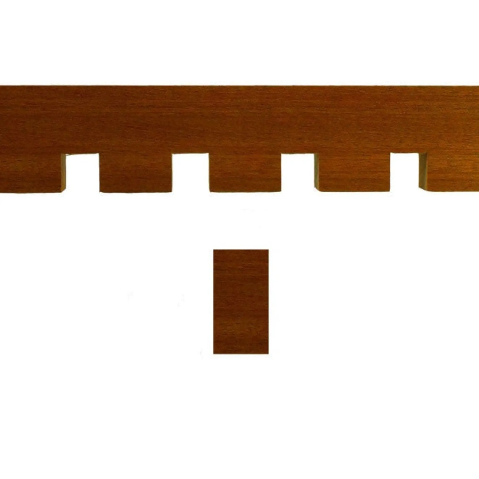 EWCD93 Dentil Moulding 1-5/8" High x 5/8" Trim. Unfinished by NewMouldings