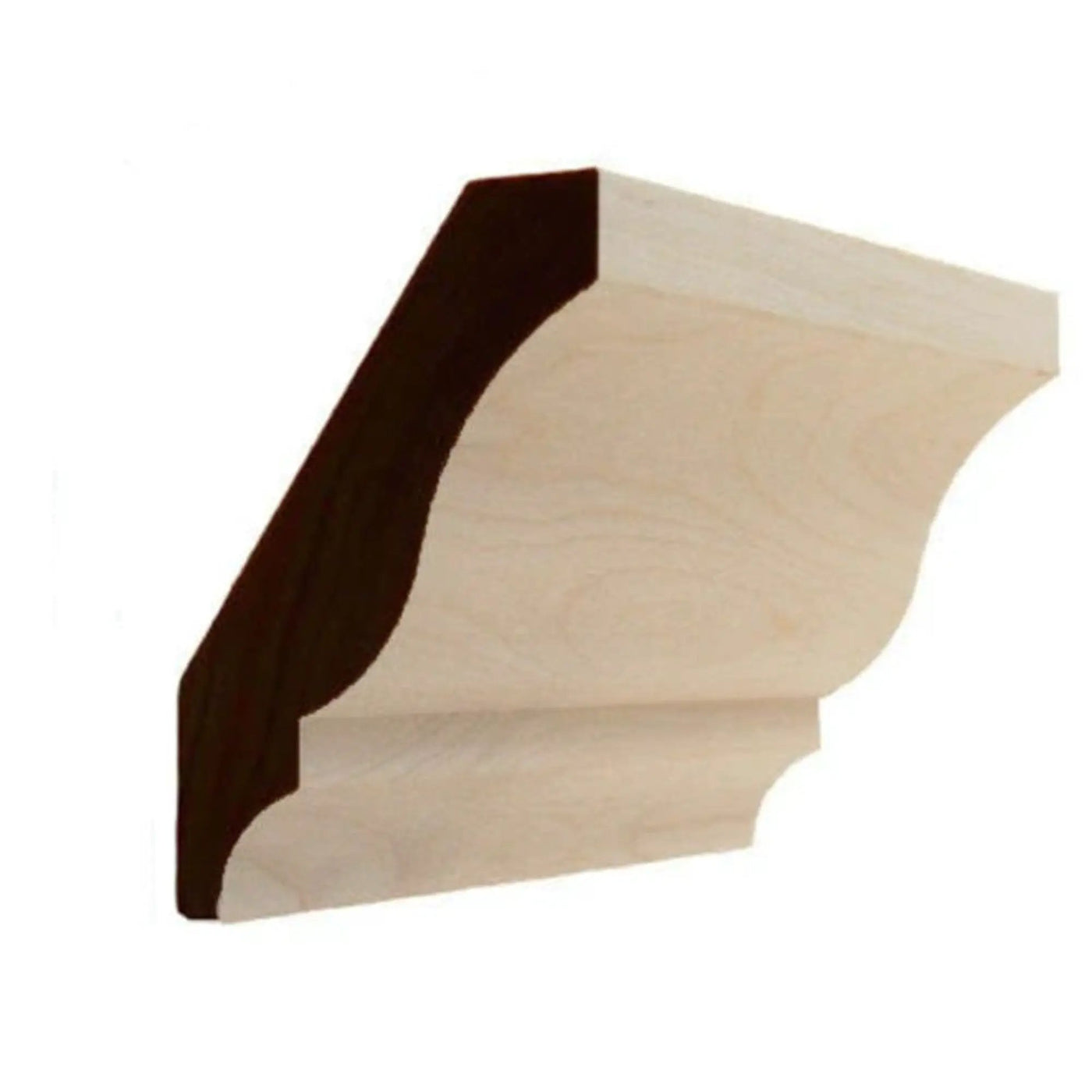 EWCR12 Crown 3/4" x 3-5/8" Unfinished 2-7/8" High x 2" Deep by NewMouldings