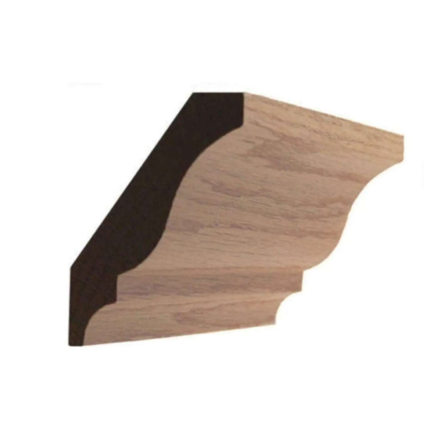 EWCR12 Crown 3/4" x 3-5/8" Unfinished 2-7/8" High x 2" Deep by NewMouldings