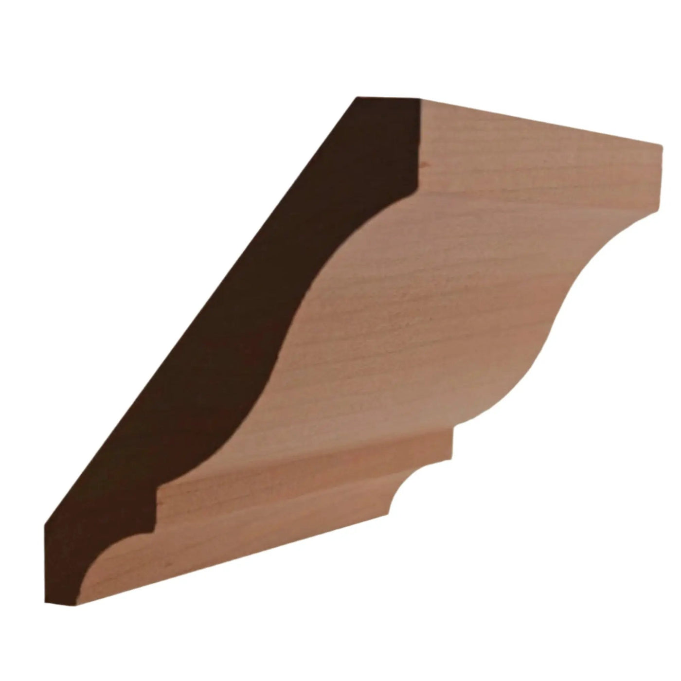 EWCR13 Crown 3/4" x 4-5/8" Unfinished 3-5/8" High x 2-3/4" Deep by NewMouldings