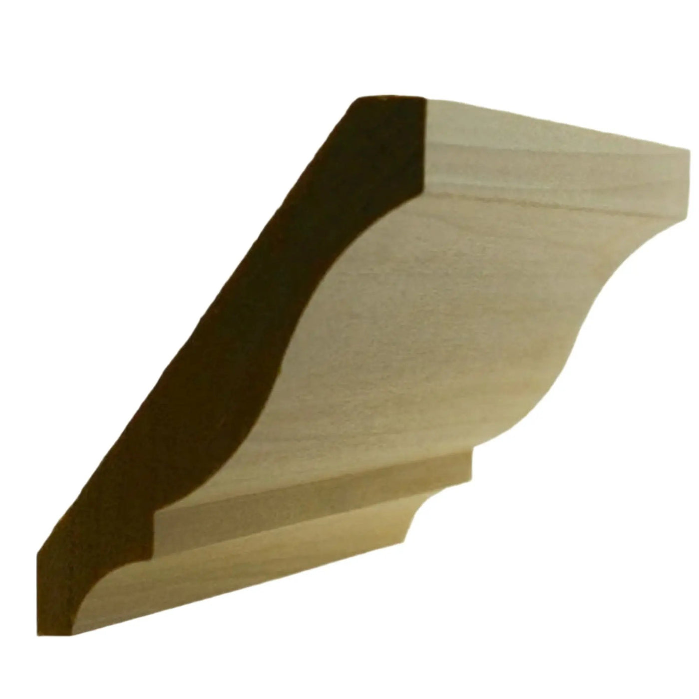 EWCR13 Crown 3/4" x 4-5/8" Unfinished 3-5/8" High x 2-3/4" Deep by NewMouldings