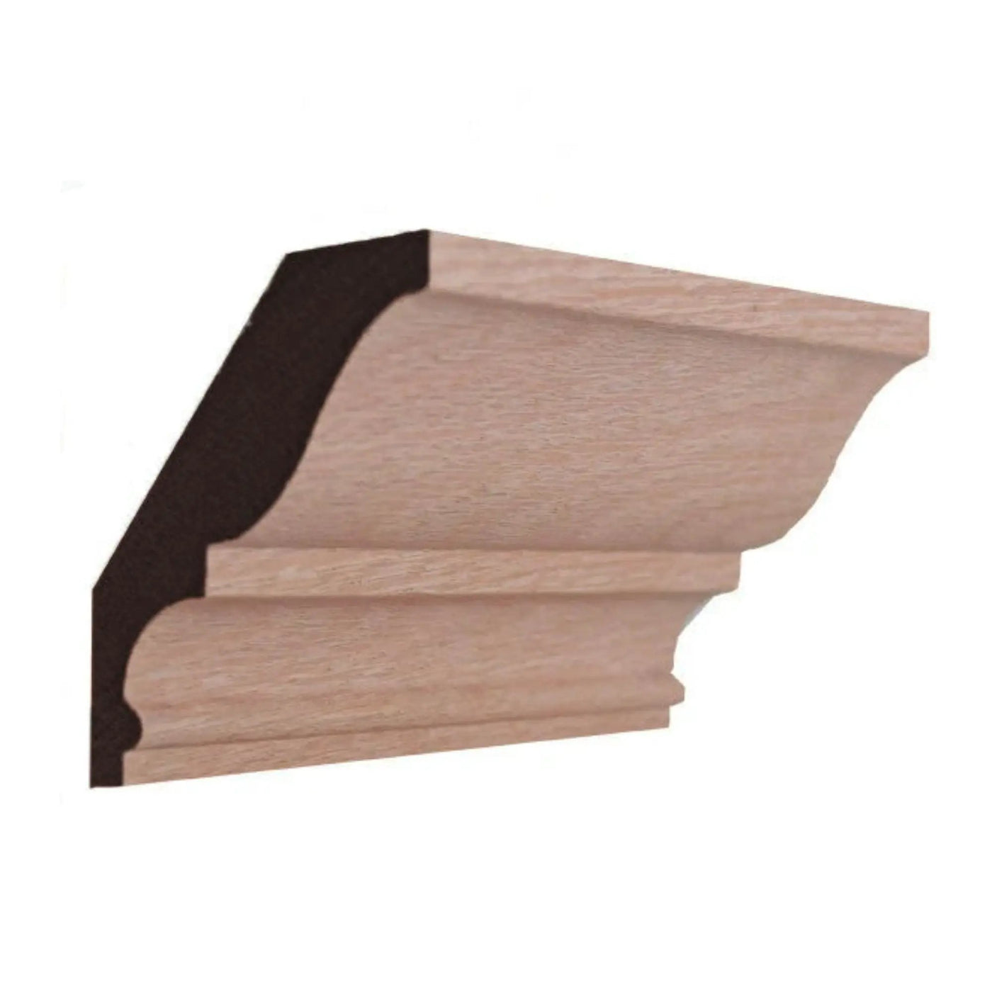 EWCR17 Crown 3/4" x 3-3/16" Unfinished 2-1/2" High x 2" Deep by NewMouldings