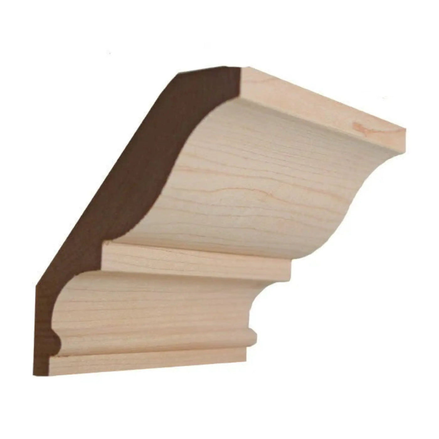 EWCR18 Crown 7/8" x 4-1/2" Unfinished 3-1/2" High x 2-3/4" Deep by NewMouldings