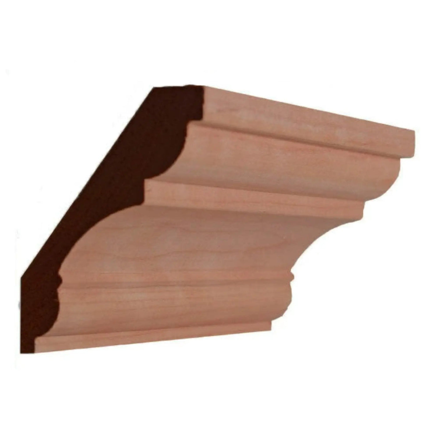 EWCR20 Crown 3/4" x 3-5/8" Unfinished 2-3/4" High x 2-1/4" Deep by NewMouldings