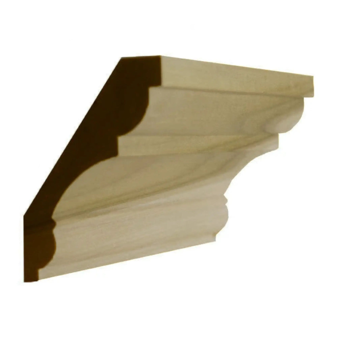 EWCR20 Crown 3/4" x 3-5/8" Unfinished 2-3/4" High x 2-1/4" Deep by NewMouldings