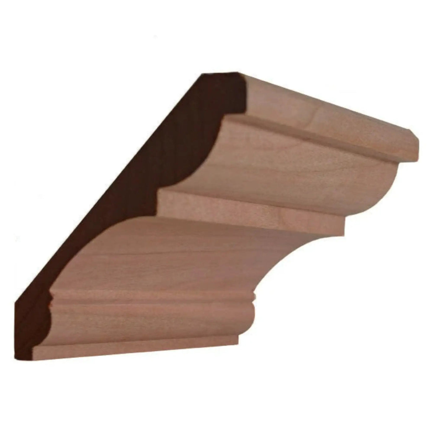 EWCR21 Crown 3/4" x 4-5/8" Unfinished 3-1/4" High x 3-1/4" Deep by NewMouldings