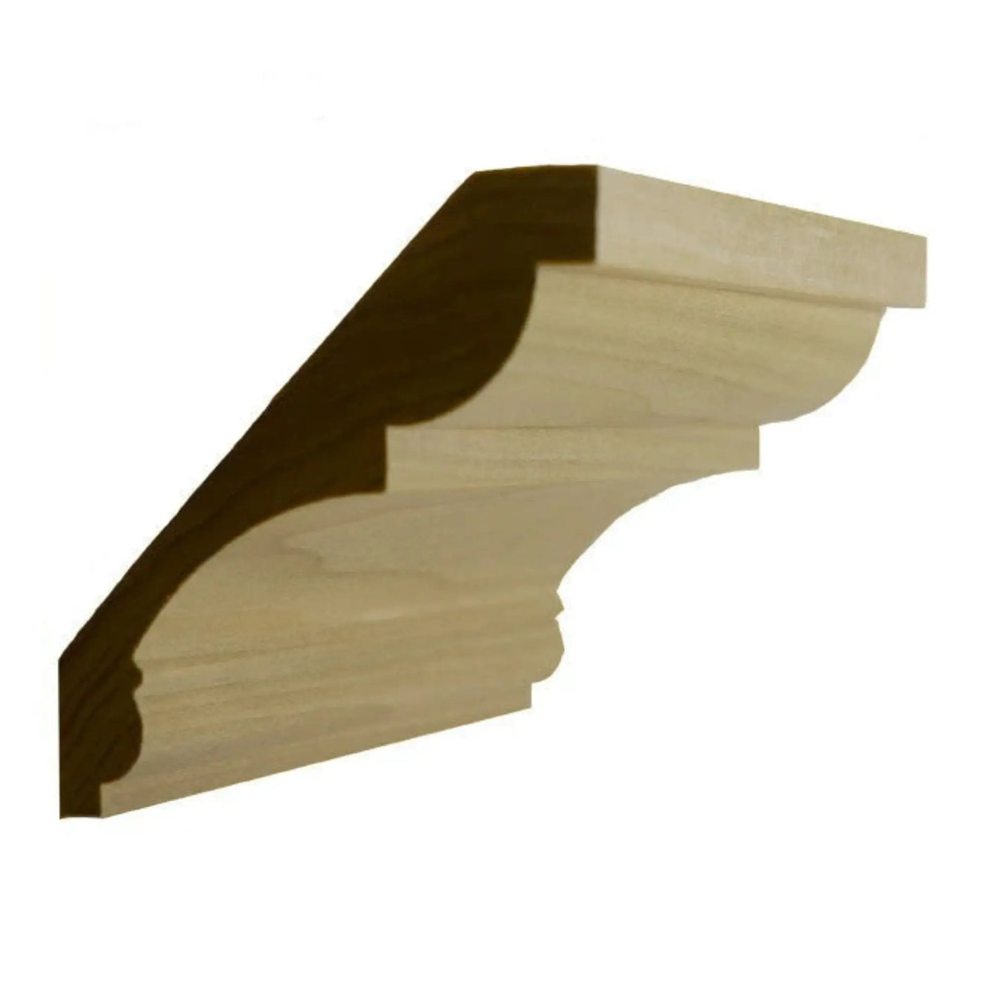 EWCR21 Crown 3/4" x 4-5/8" Unfinished 3-1/4" High x 3-1/4" Deep by NewMouldings
