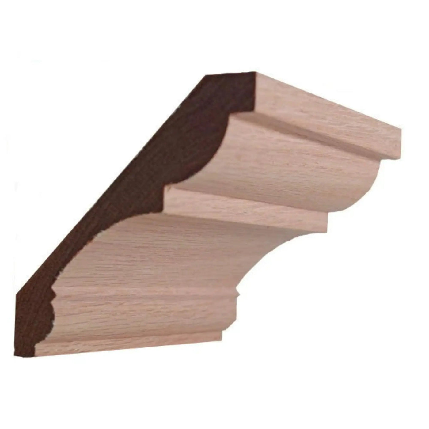 EWCR21 Crown 3/4" x 4-5/8" Unfinished 3-1/4" High x 3-1/4" Deep by NewMouldings