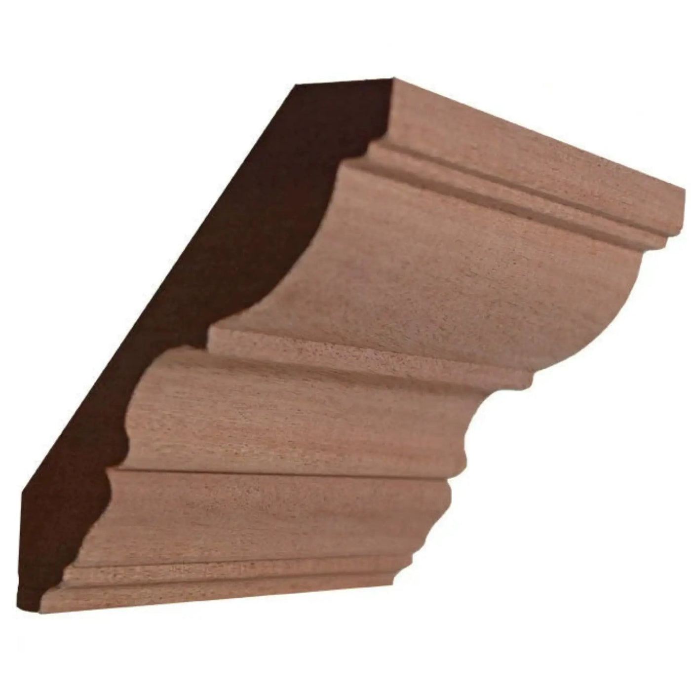 EWCR30 Crown 7/8" x 4-1/2" Unfinished 3-1/2" High x 2-7/8" Deep by NewMouldings