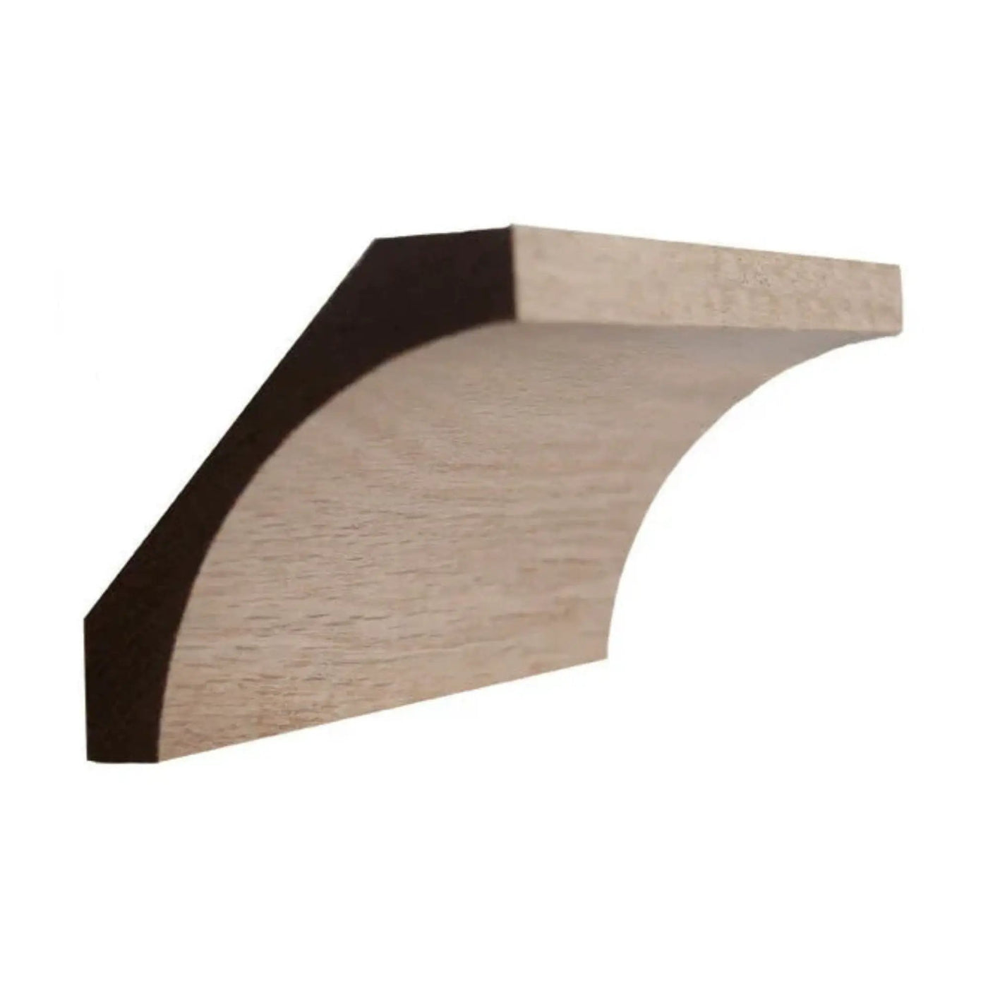 EWCR40 Cove Crown 3/4" x 3-3/4" Unfinished 2-5/8" High x 2-1/2" Deep by NewMouldings