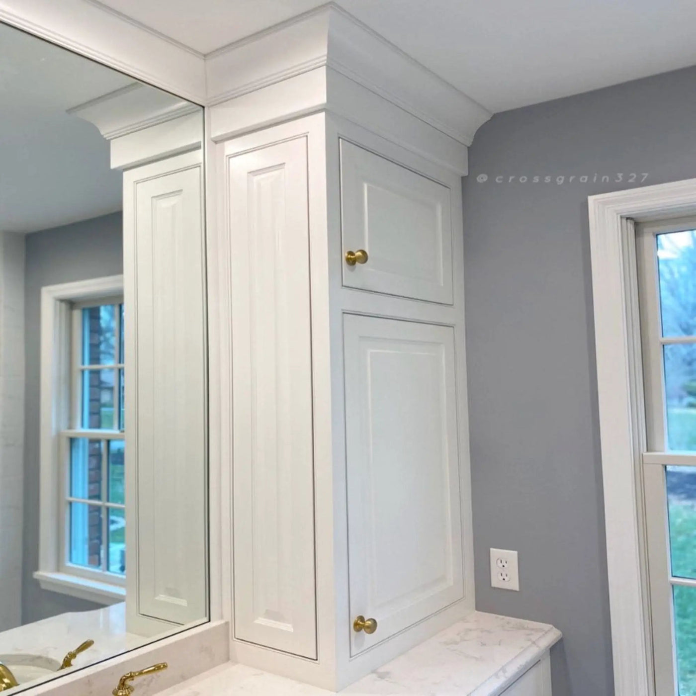 EWCR43 Cove Crown 7/8" x 4-1/4" Unfinished 3-1/4" High x 2-3/4" Deep by NewMouldings