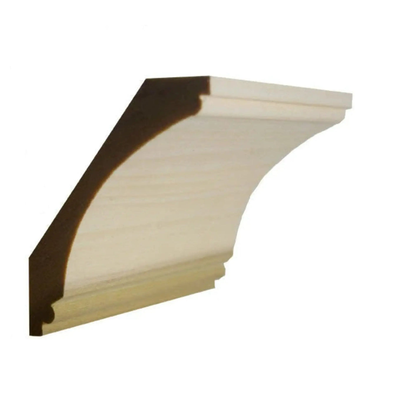 EWCR43 Cove Crown 7/8" x 4-1/4" Unfinished 3-1/4" High x 2-3/4" Deep by NewMouldings