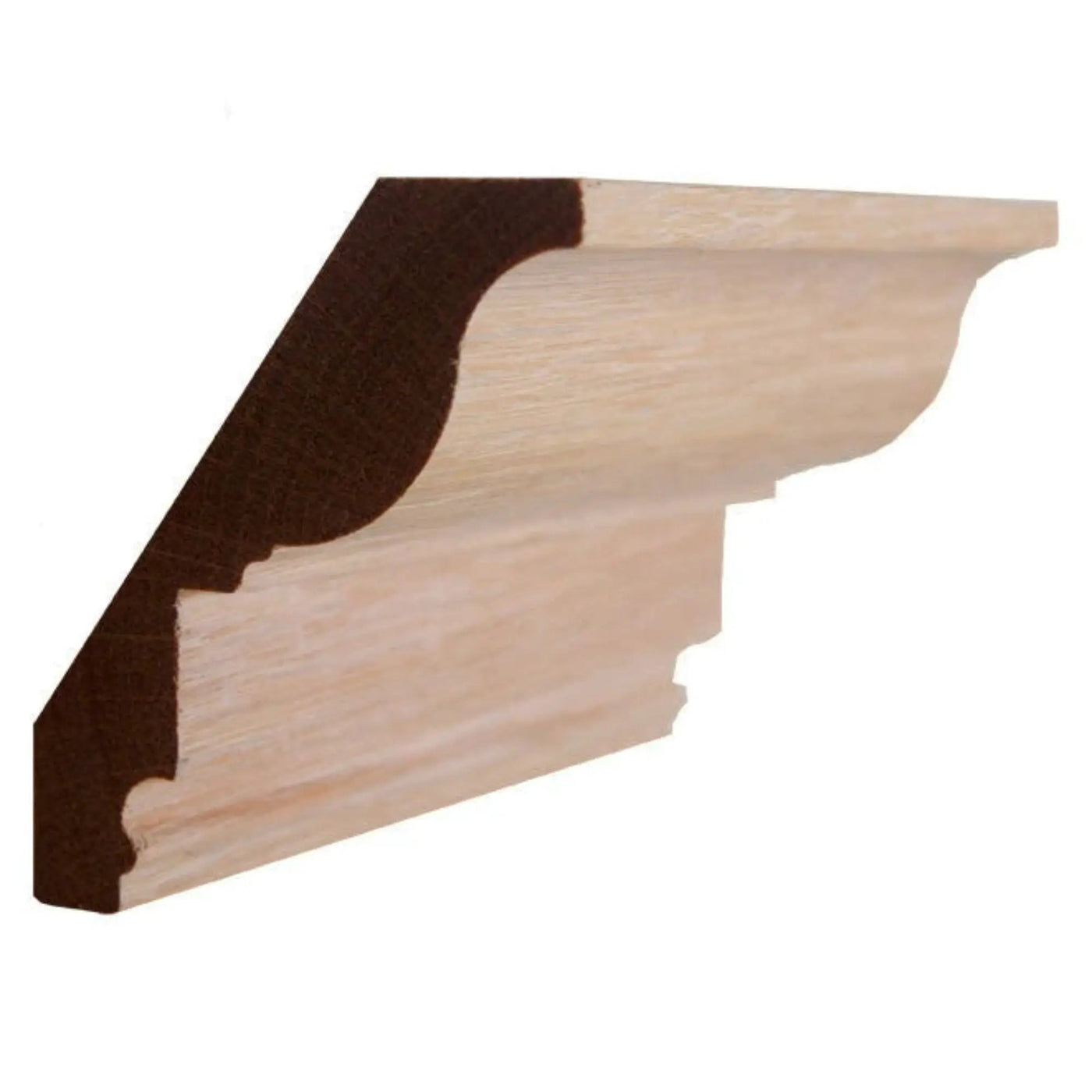 EWCR47 Colonial Crown 3/4" x 4" Unfinished 3" High x 2-5/8" Deep by NewMouldings