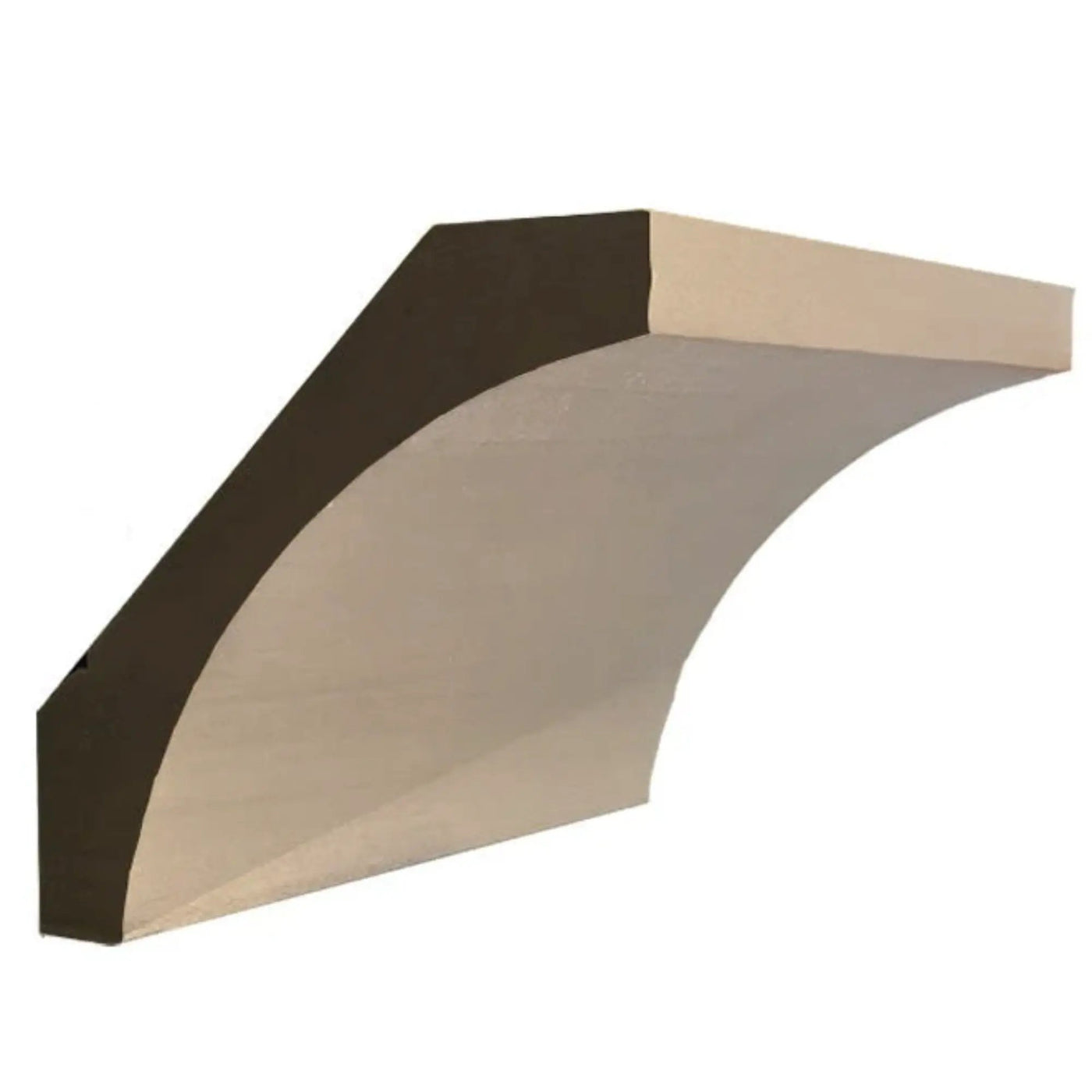 EWCR50 Cove Crown 1" x 4-5/8" Unfinished 3-1/4" High x 3-1/4" Deep by NewMouldings