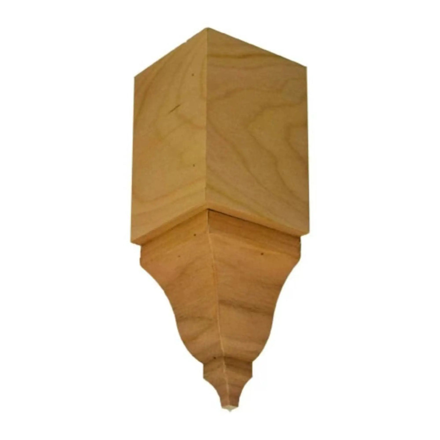 EWCR61 Crown Inside Corner Block 3-1/2 Tall x 2-3/8 deep. Unfinished by NewMouldings
