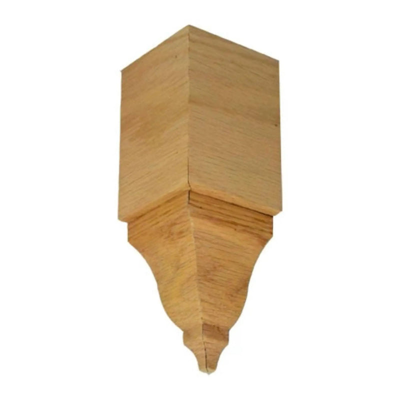 EWCR61 Crown Inside Corner Block 3-1/2 Tall x 2-3/8 deep. Unfinished by NewMouldings