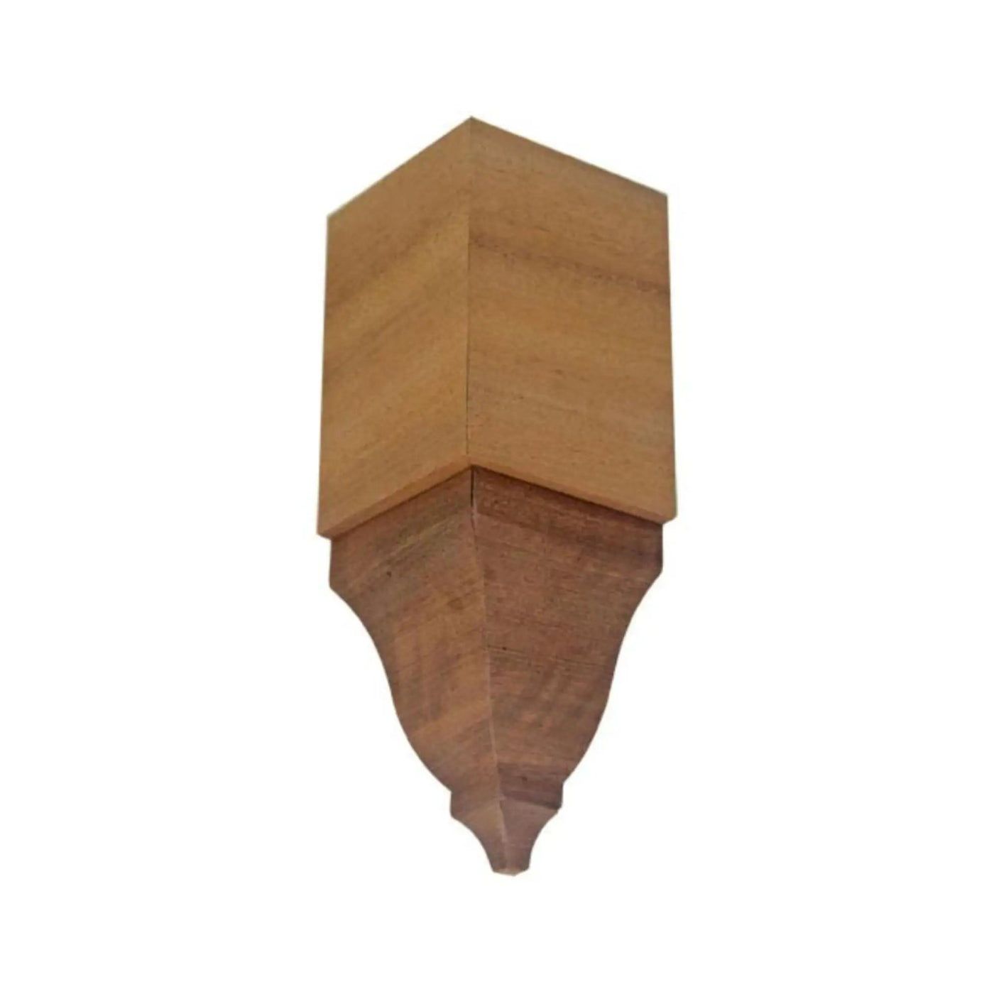 EWCR61 Crown Inside Corner Block 3-1/2 Tall x 2-3/8 deep. Unfinished by NewMouldings