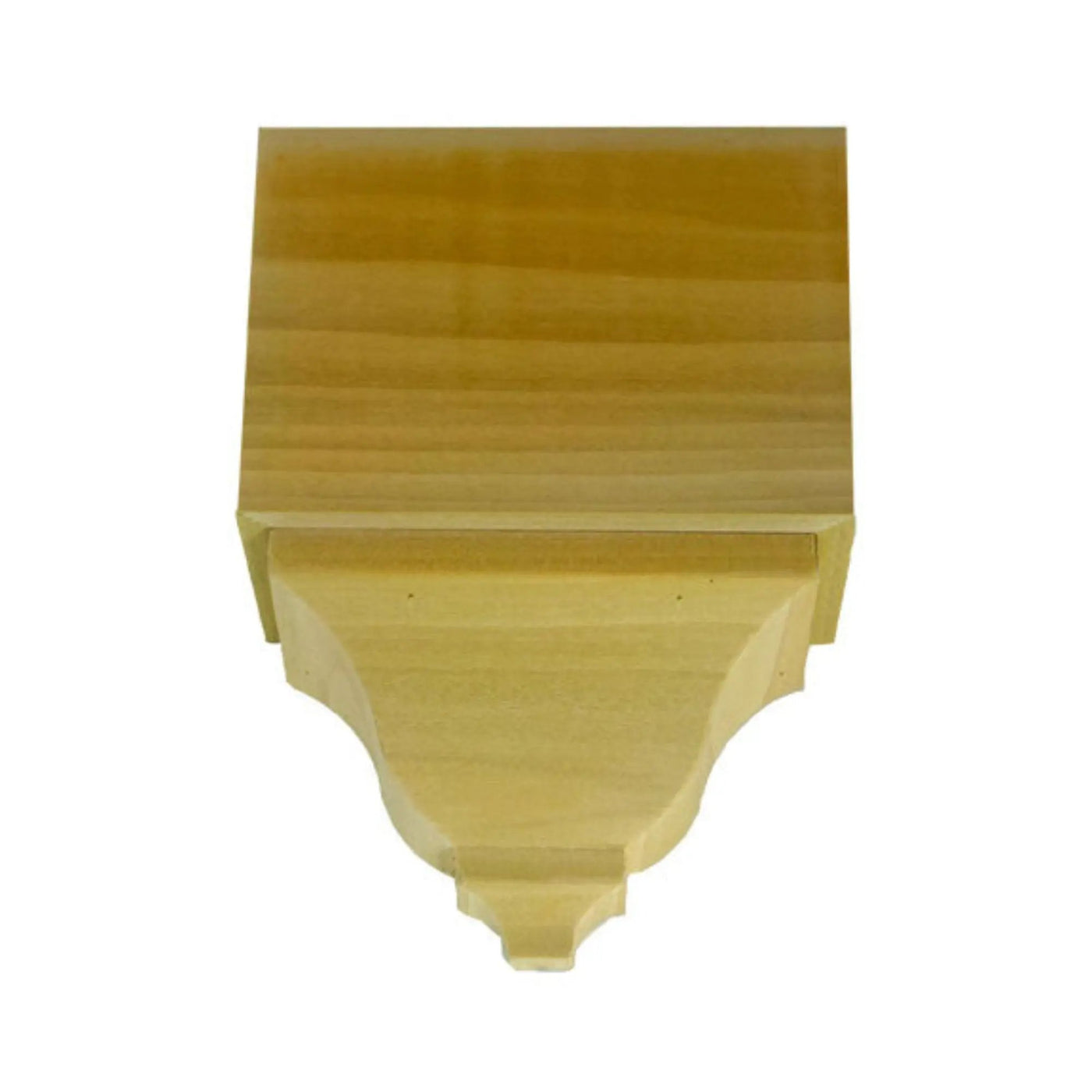 EWCR62 Crown Mid Block 3-1/2 Tall x 2-3/8 deep 4-3/4" Face Unfinished by NewMouldings