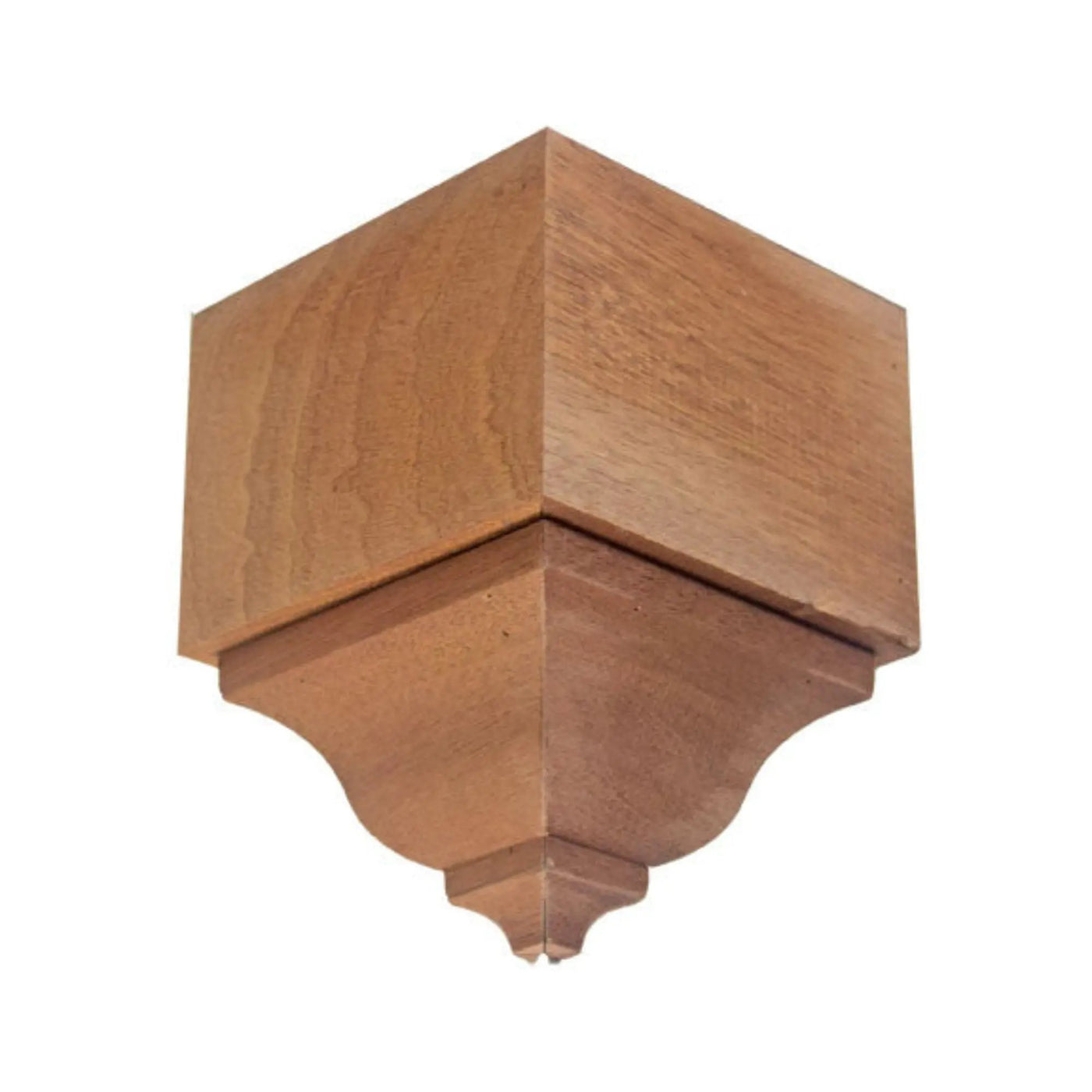 EWCR63 Crown Outside Corner Block 3-1/2 Tall x 2-3/8 Face Unfinished by NewMouldings