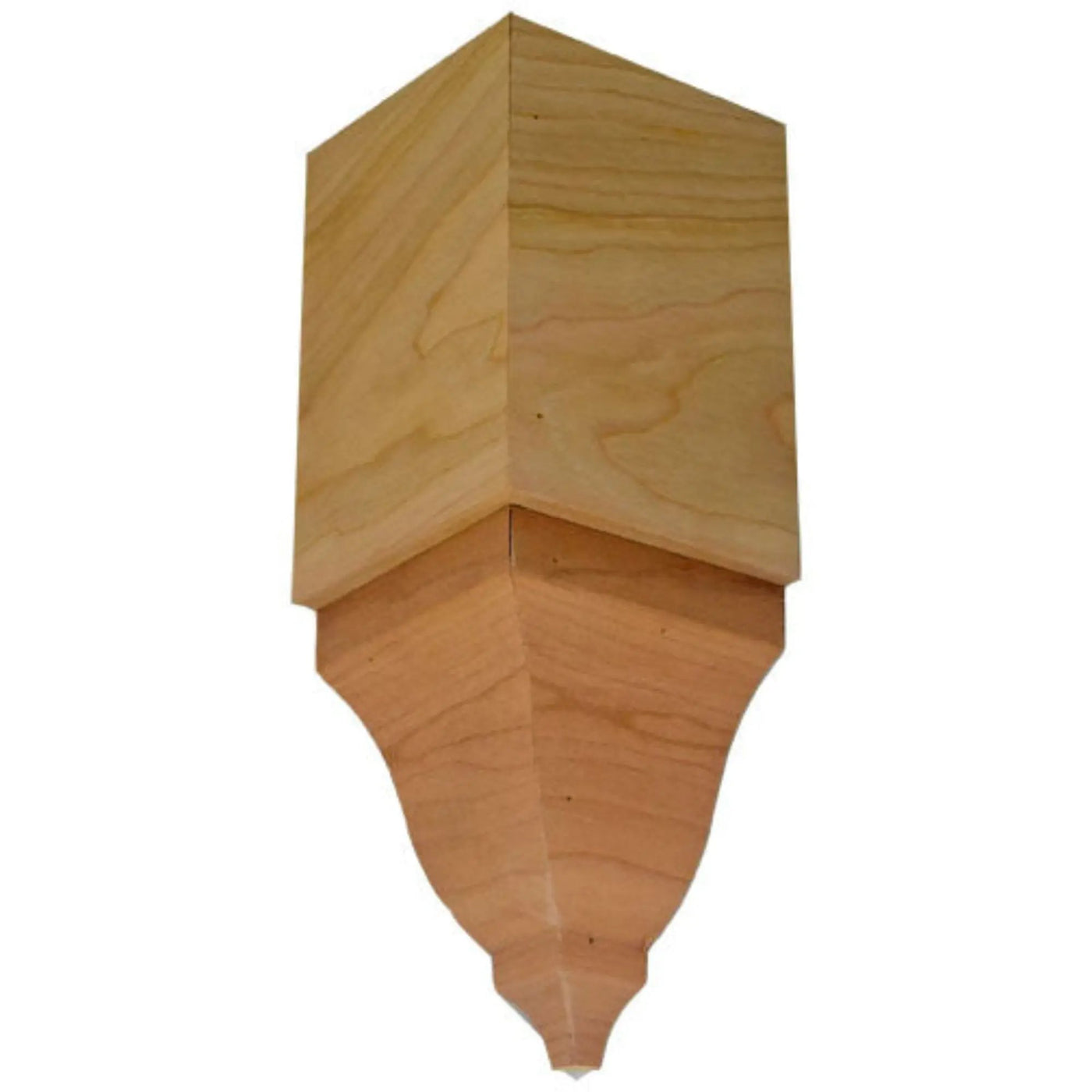EWCR81 Crown Inside Corner Block 4-1/4" Tall x 3" deep. Unfinished by NewMouldings