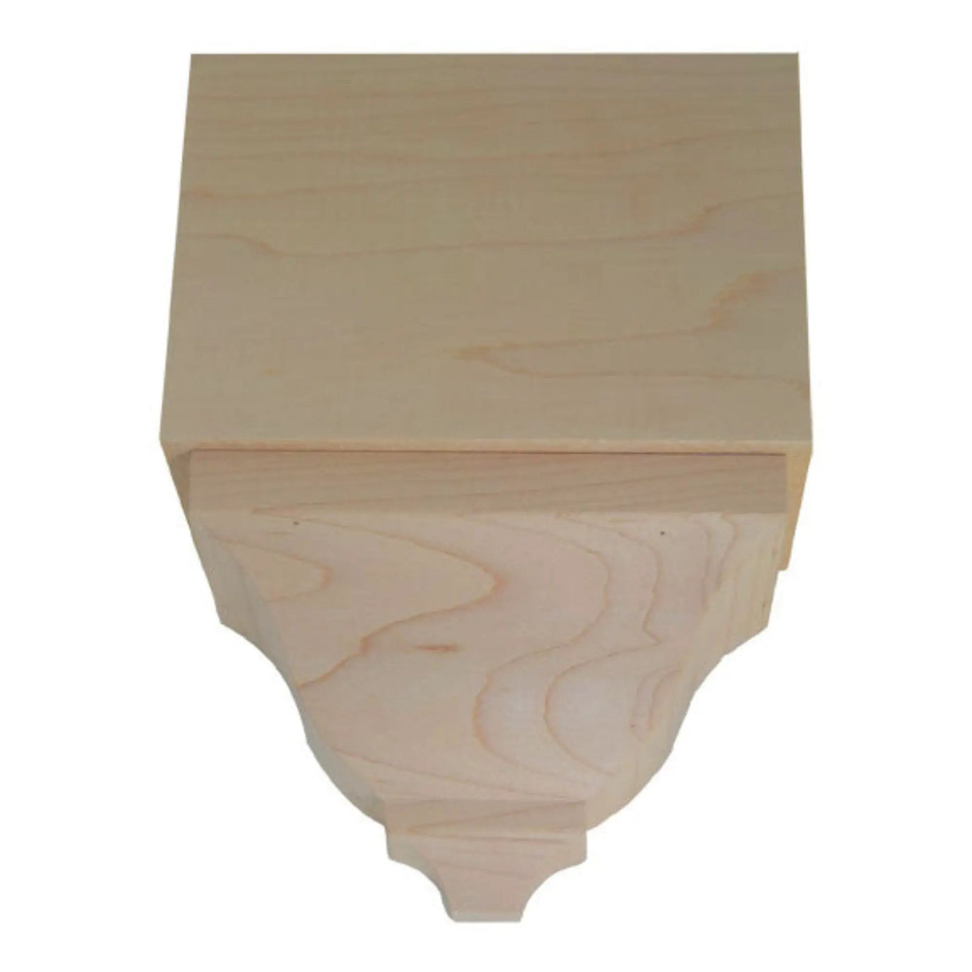 EWCR82 Middle Corner Block 4-1/4" Tall x 3" deep 6" Face Unfinished by NewMouldings