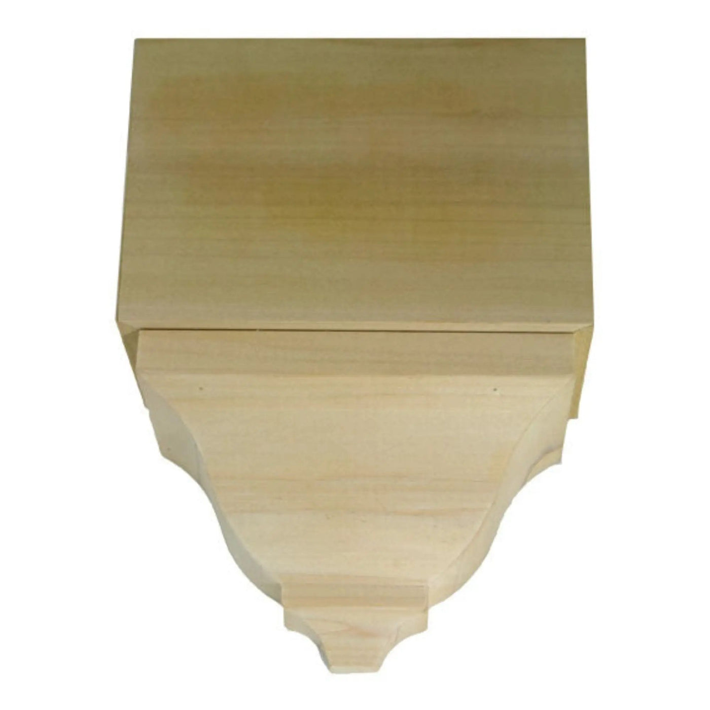 EWCR82 Middle Corner Block 4-1/4" Tall x 3" deep 6" Face Unfinished by NewMouldings