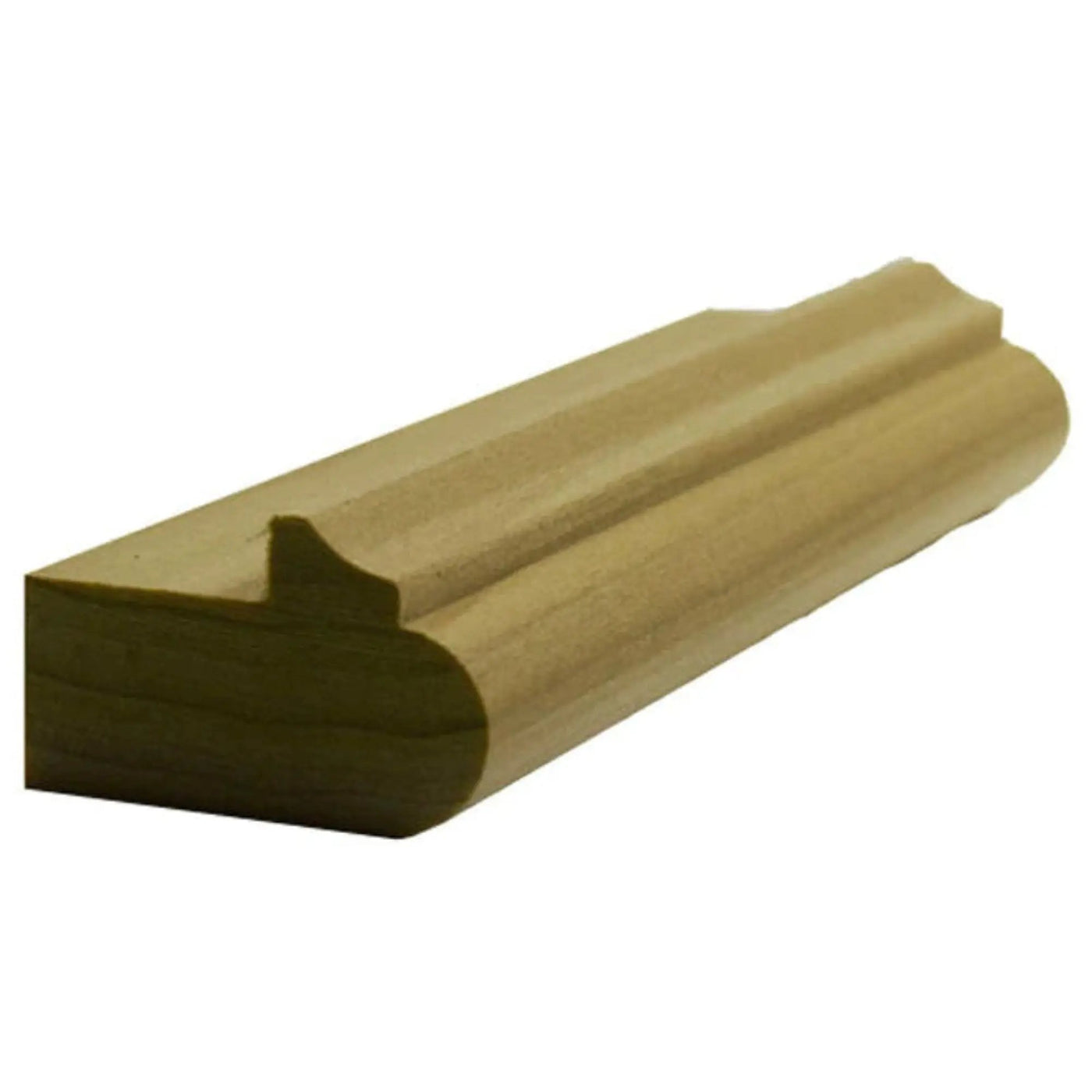 EWLR12 Kitchen Cabinet Light Rail 1-3/8" Wide x 7/8" Trim. Unfinished by NewMouldings