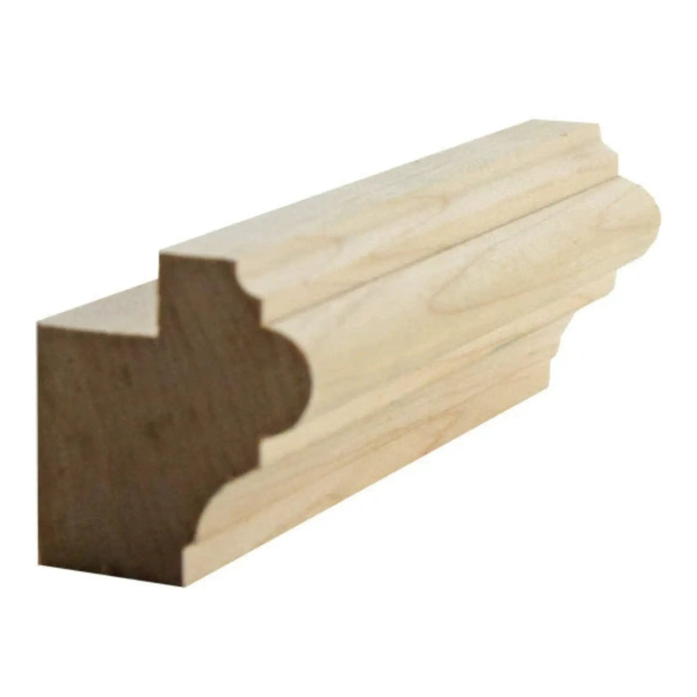 EWLR13 Kitchen Cabinet Light Rail 1-1/2" x 1-3/8" Trim. Unfinished by NewMouldings