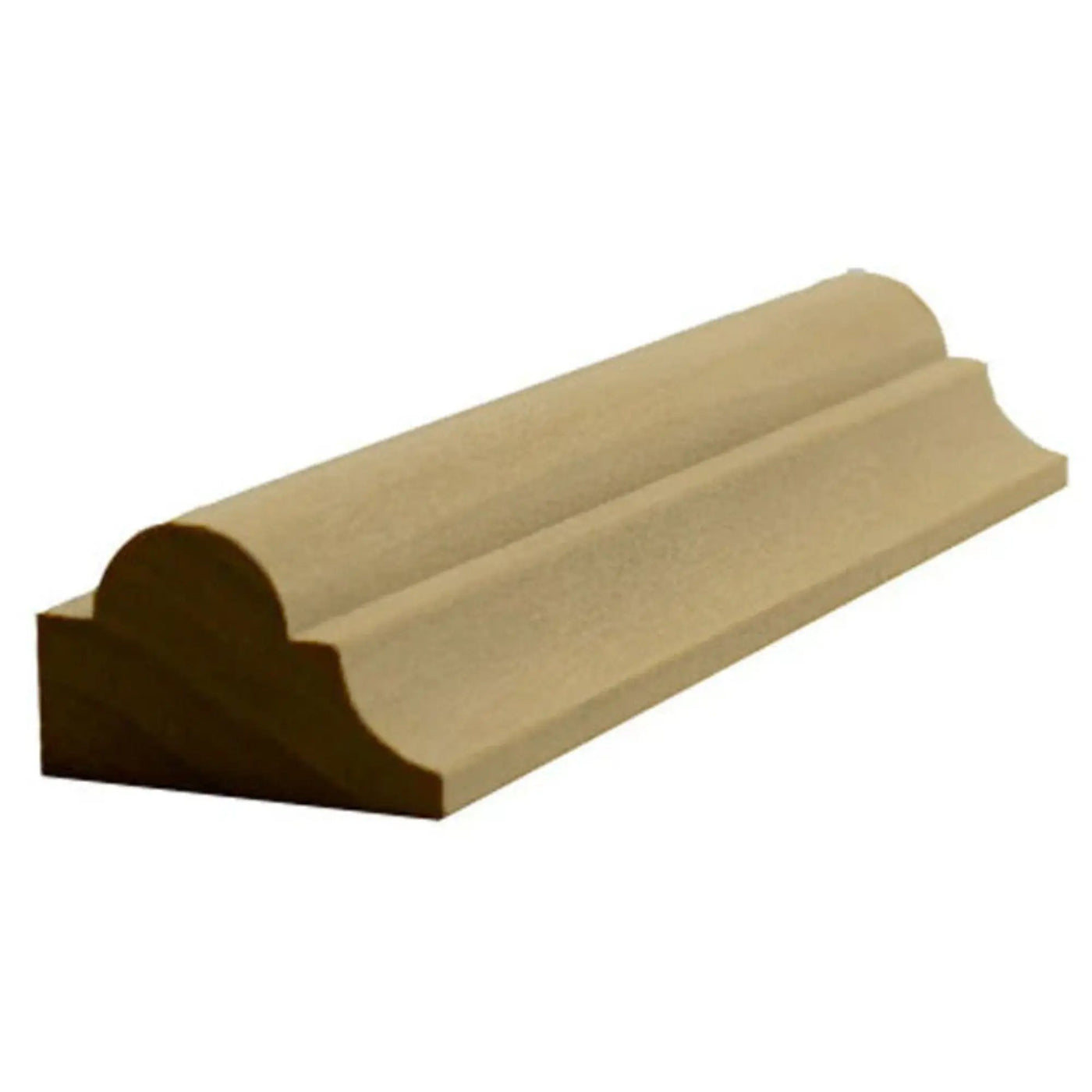 EWPM23 Nose and Cove Panel Molding 1-1/4" wide x 3/4" Trim. Unfinished by NewMouldings